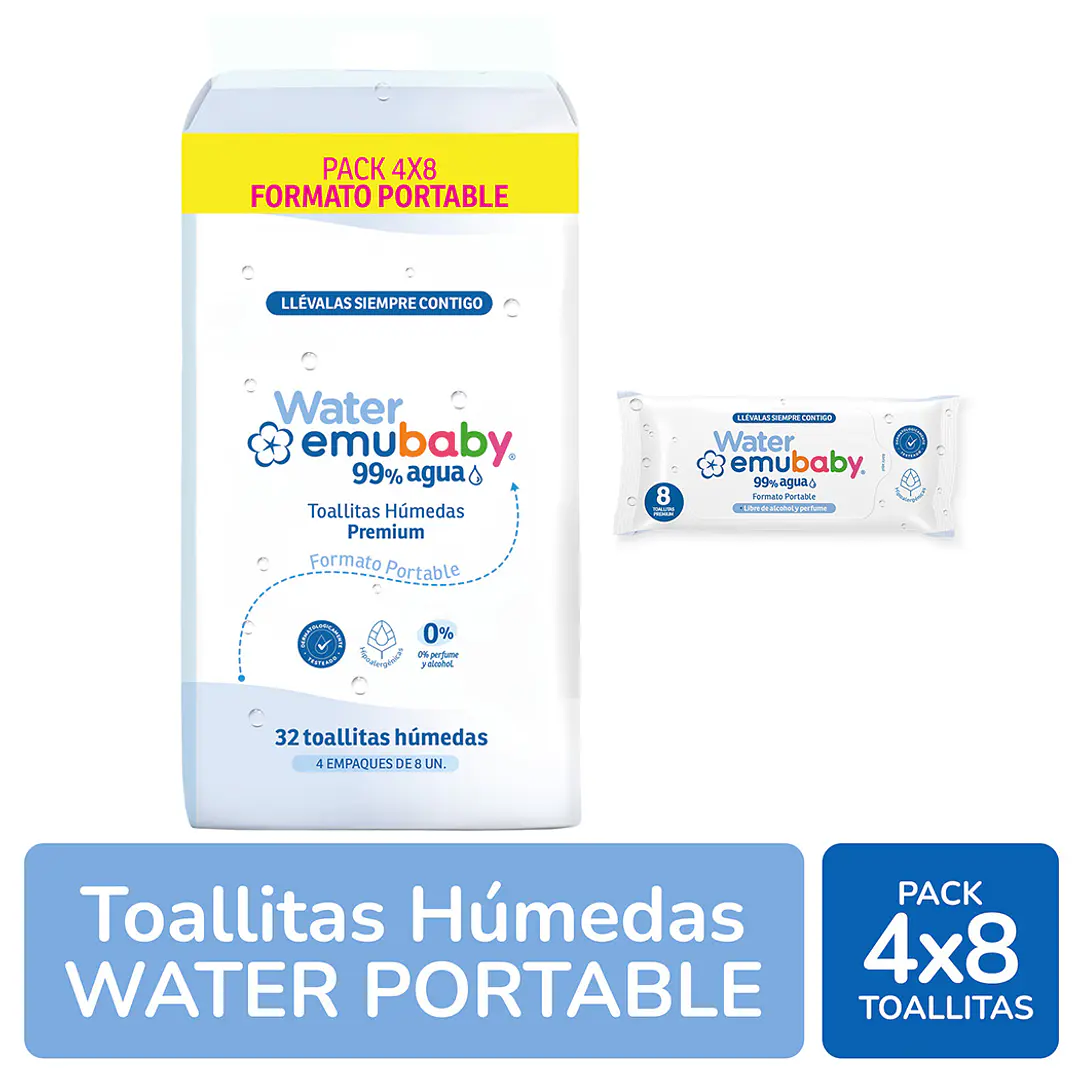 Toallas emubaby water de Bolsillo  1