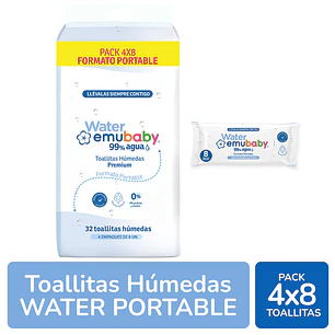 Toallas emubaby water de Bolsillo 