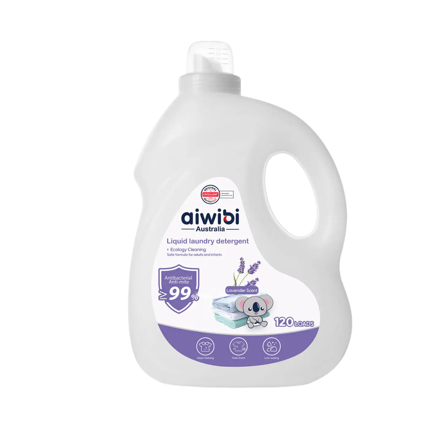Detergente liquido antibacteriano aiwibi 3litros 1