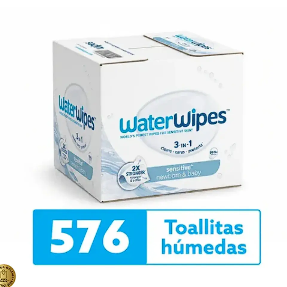 Caja WaterWipes 576 toallas 1