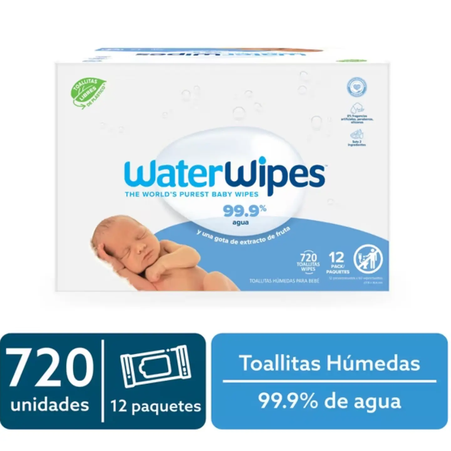 Caja toallas WaterWipes 1