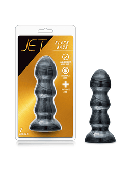 Plug Anal Jet Black Jack Carbon Metallic