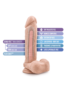 Dildo Doble Densidad Au Naturel 22cm