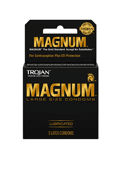 Pack x 3 Condón Trojan Magnum Large