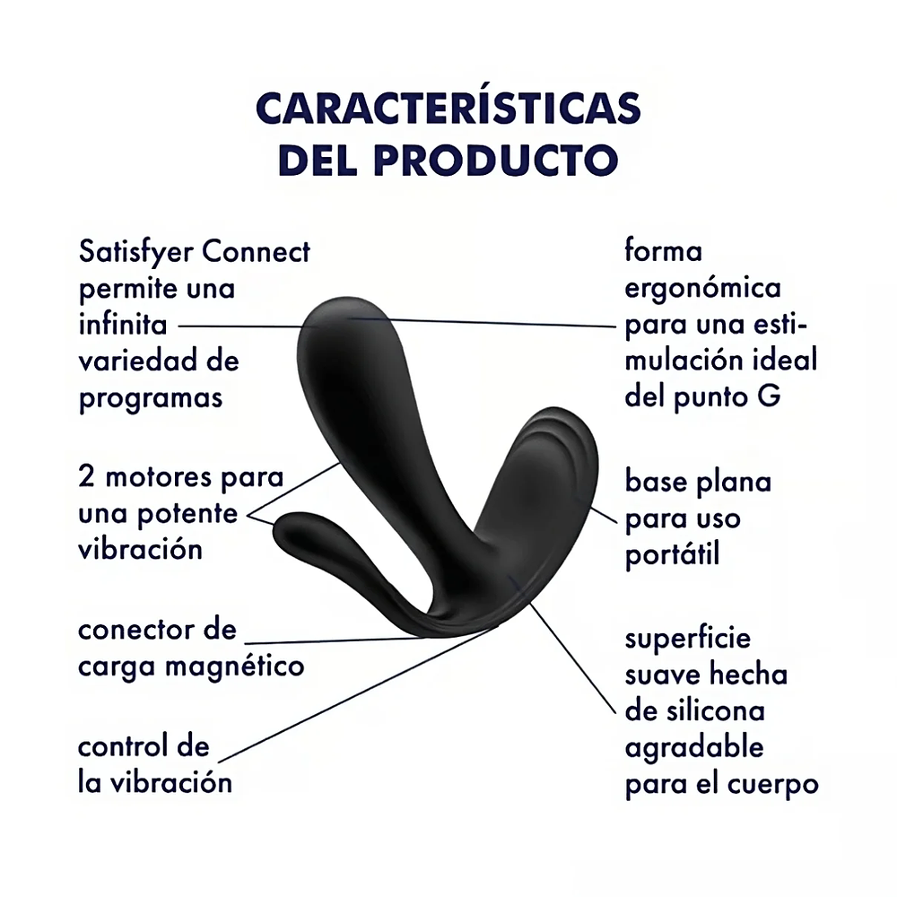 Vibrador Satisfyer Top Secret + con App 2