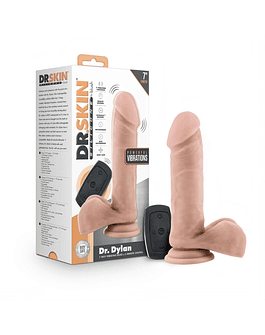 Dildo Vibrador Control Remoto Dr. Dylan 19cm