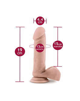 Dildo Vibrador Control Remoto Dr. Dylan 19cm