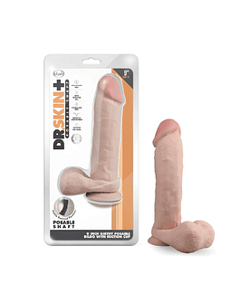 Dildo Triple Densidad Girthy 9 Vanilla