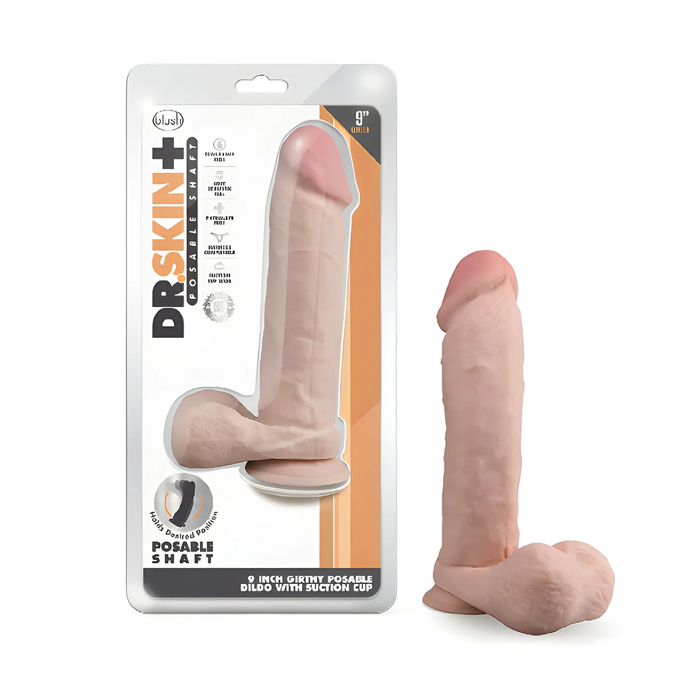 Dildo Triple Densidad Girthy 9 Vanilla 1