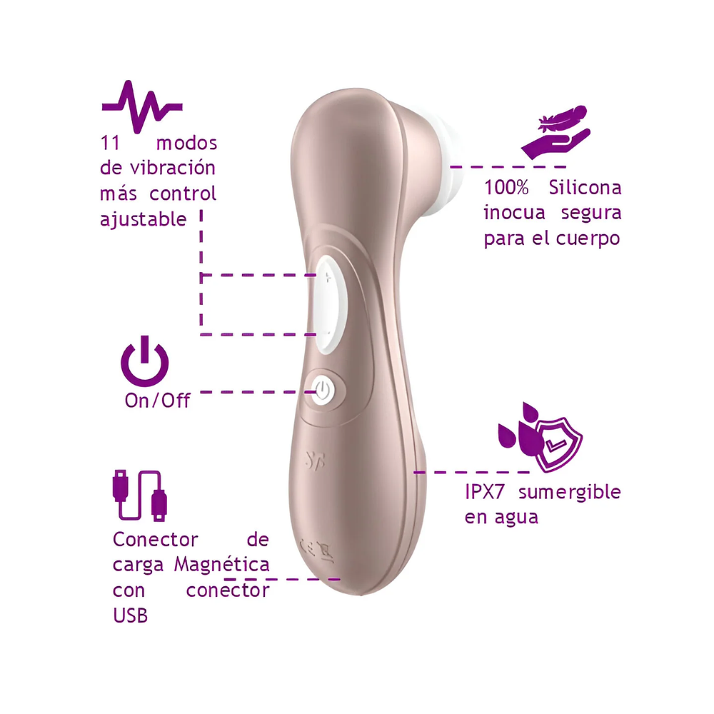 Succionador Pro 2 de Clítoris Satisfyer 4