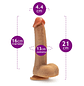 Dr. Skin Silicone de Blush® Dildo vibrador y penetrante Dr. Phillips - Miniatura 2