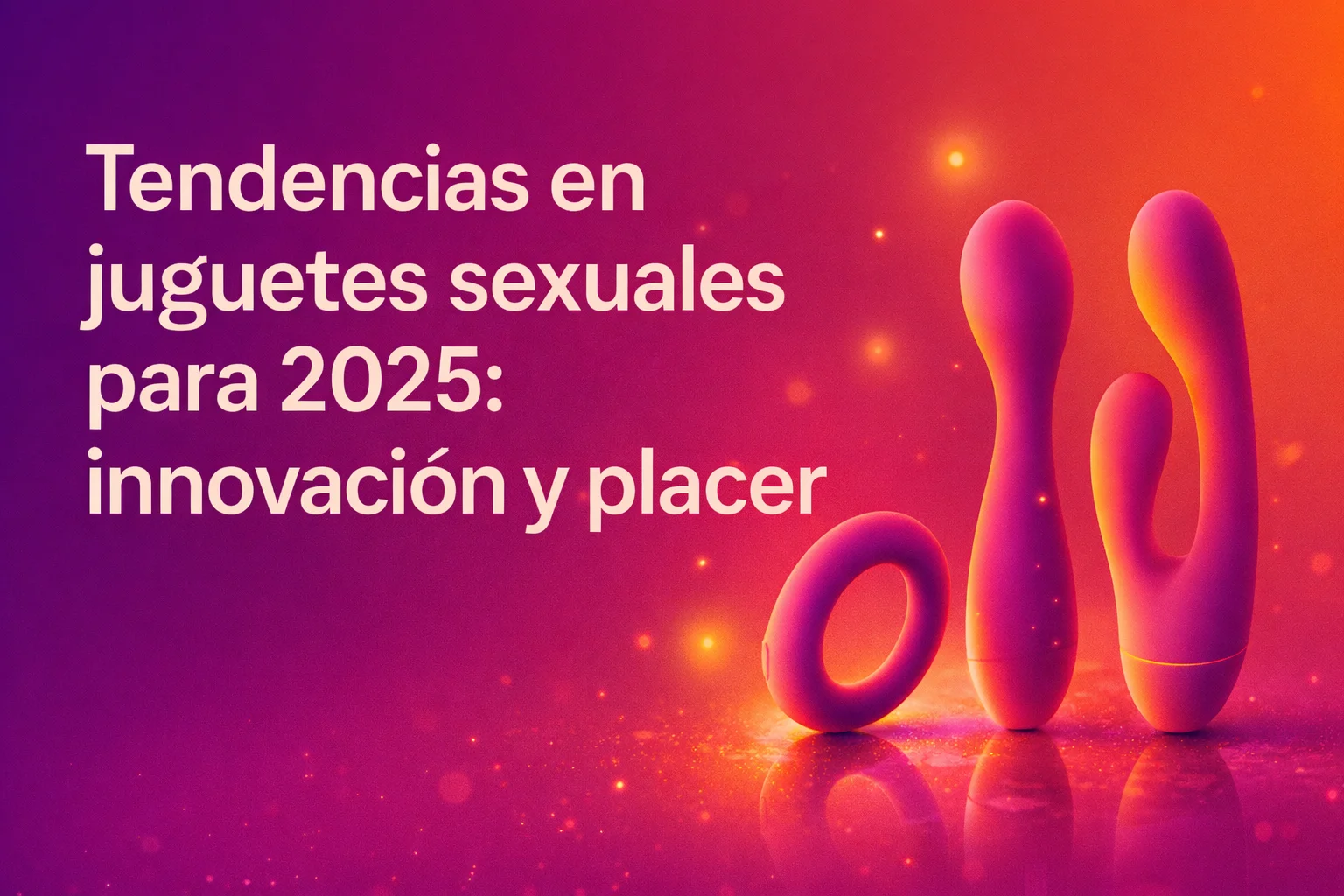 Tendencias en juguetes sexuales para 2025: innovación y placer