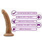 Dildo Dr. Skin Basic 7.5 Mocha - Miniatura 3