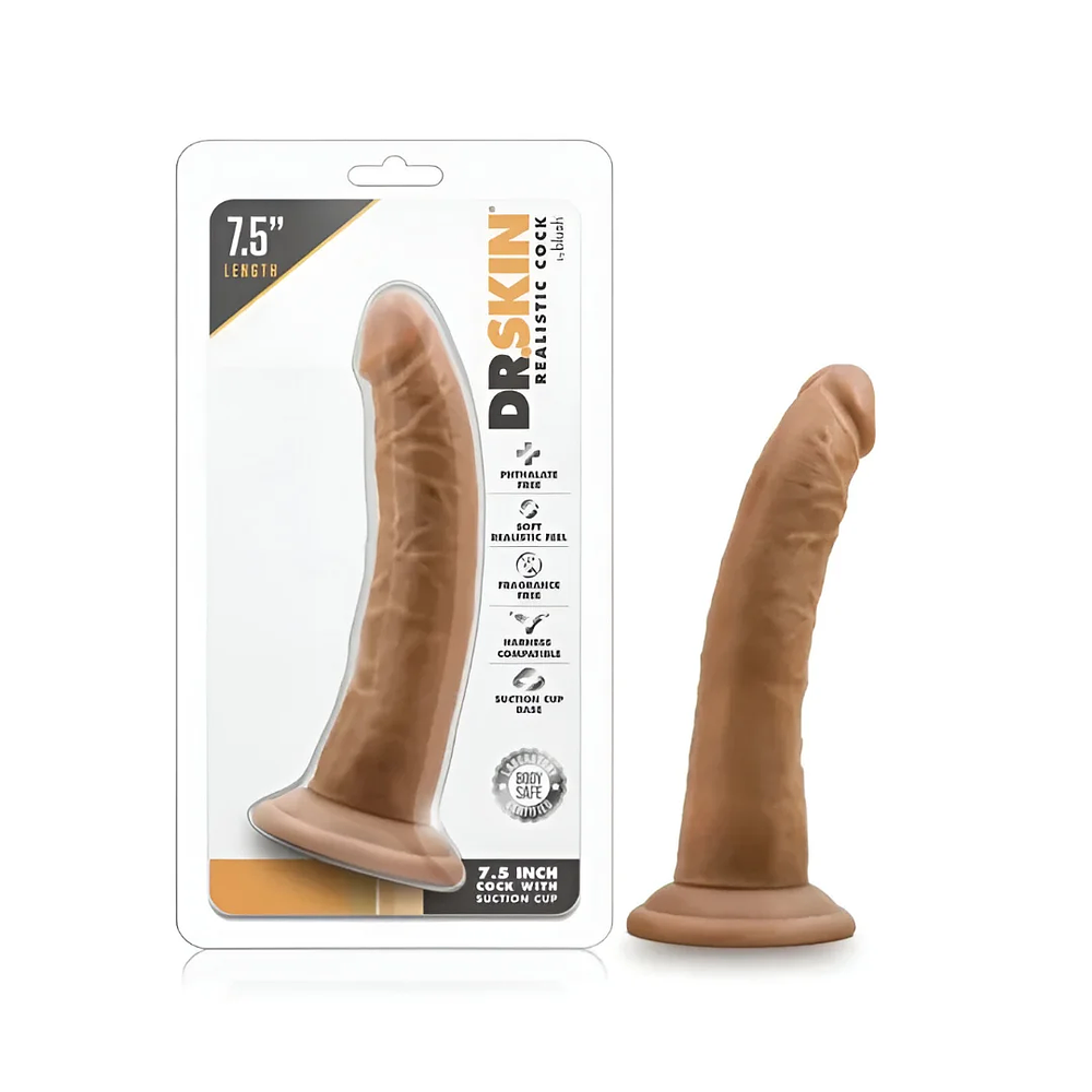 Dildo Dr. Skin Basic 7.5 Mocha 1