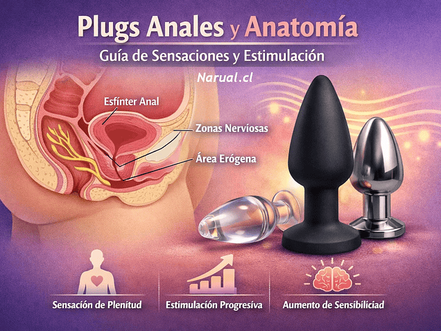 Plugs anales y anatomía: guía de sensaciones y estimulación | Sex Shop Narual