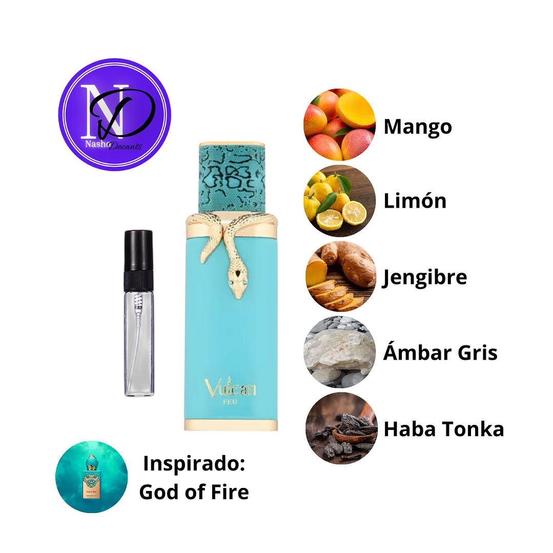 Vulcan Feu French Avenue (God Of Fire) - Decant 1