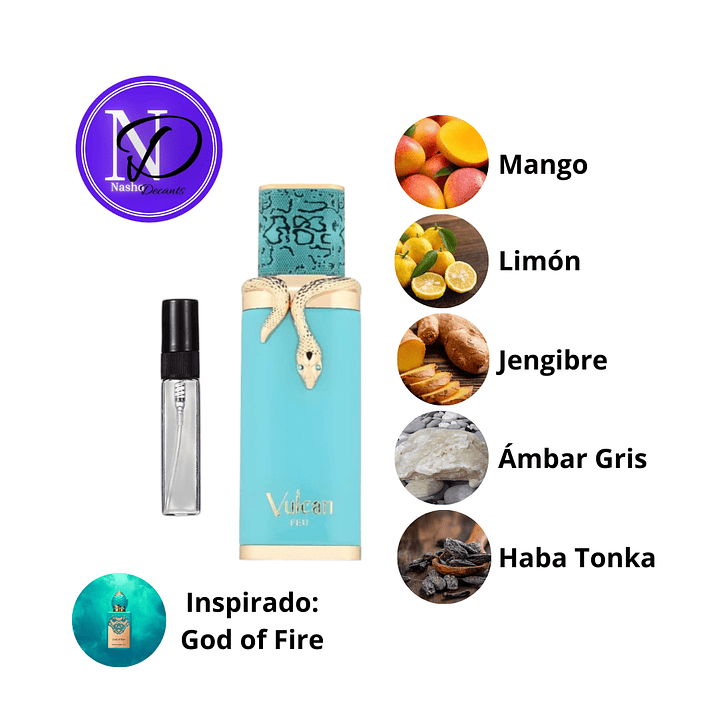 Vulcan Feu French Avenue (God Of Fire) - Decant 1