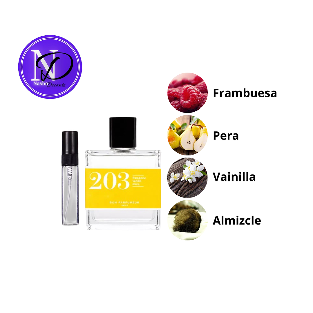203 Framboise - Vanille - Mure Bon Parfumeur - Decant 1
