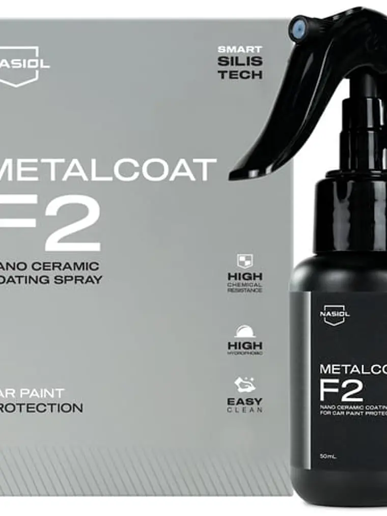 Nasiol MetalCoat F2 – Protección Nano para Superficies Metálicas 1