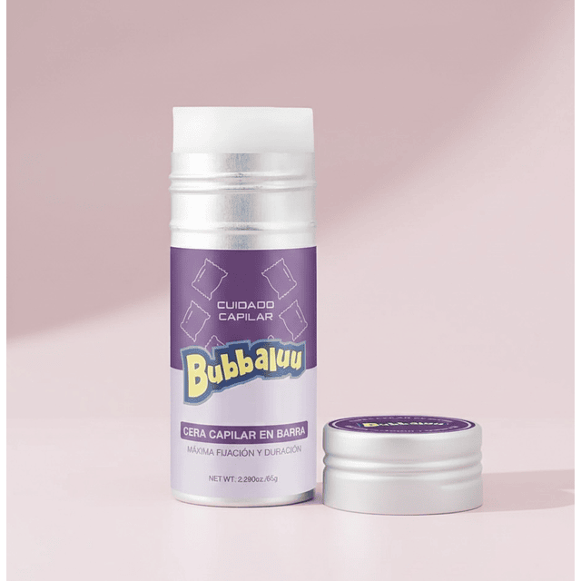 Cera bubaloo fijadora de cabello arándano 