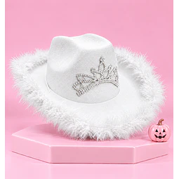 Gorro vaquero BLANCO