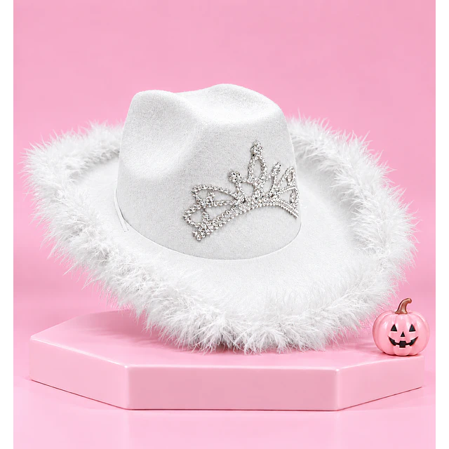Gorro vaquero BLANCO