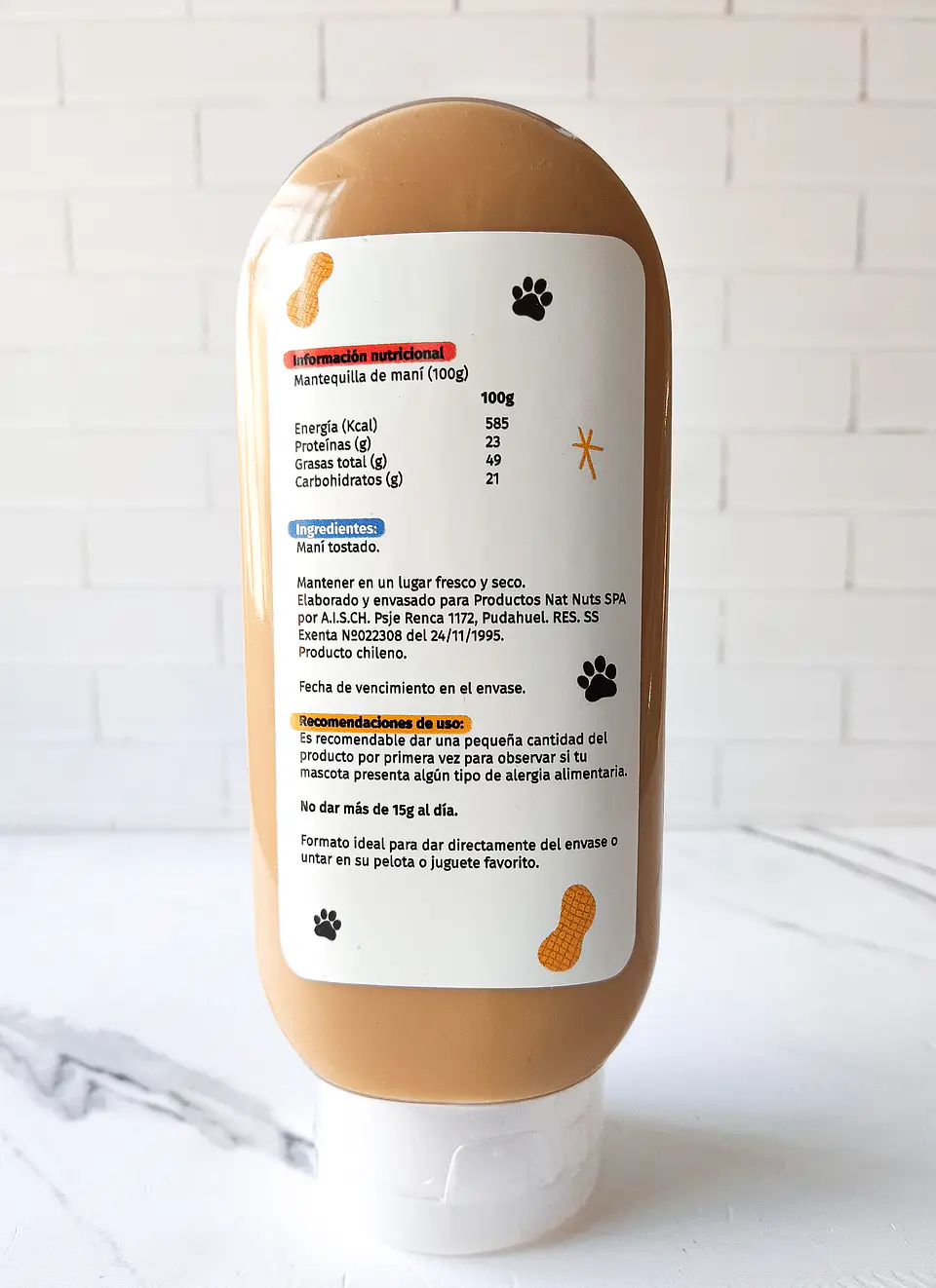 Pasta de maní para perritos 250g 3