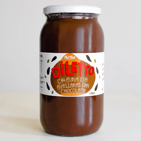Crema de Avellanas con Chocolate - Diletto 1kg