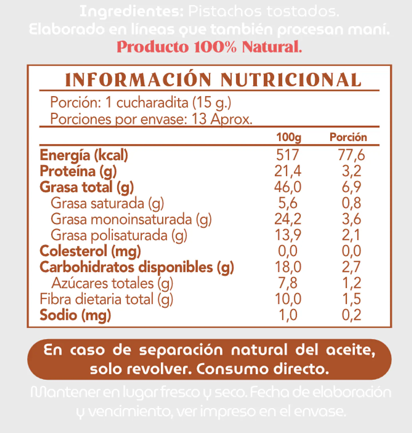 Crema de Pistachos 200g  4