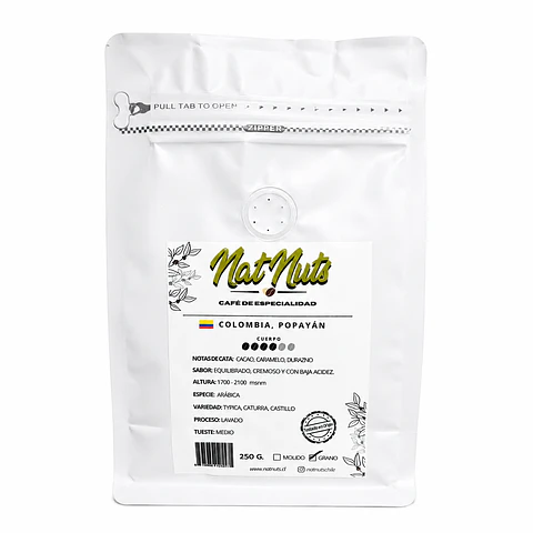 Café de Especialidad Colombia | Tostado en Chile 250g