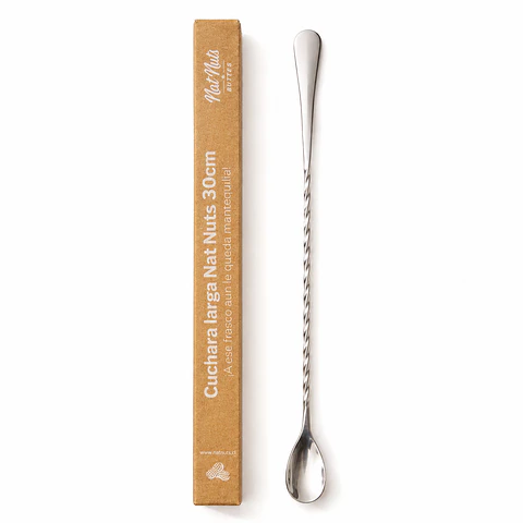 Cuchara Larga Nat Nuts 30 cm para Frascos de 1 kg