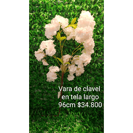 Vara de clavel rosado claro