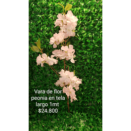 Vara de peonia rosado claro