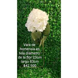 Vara de hortensia blanca