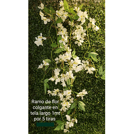 Ramo flor colgante blanca