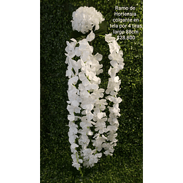 Ramo de hortensia colgante blanco