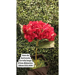 Vara de hortensia roja