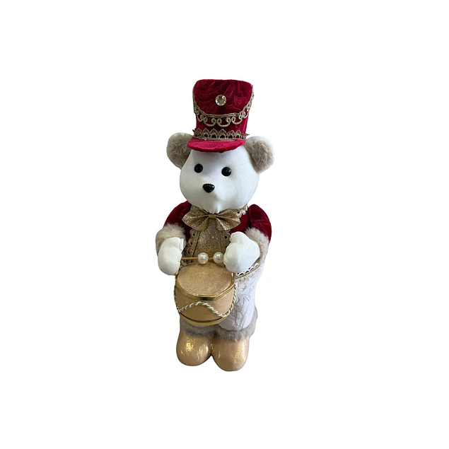 Oso vinotinto con tambor