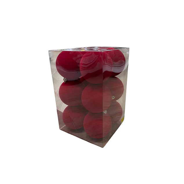 Paquete 12 bolas gamuzadas 8 cms