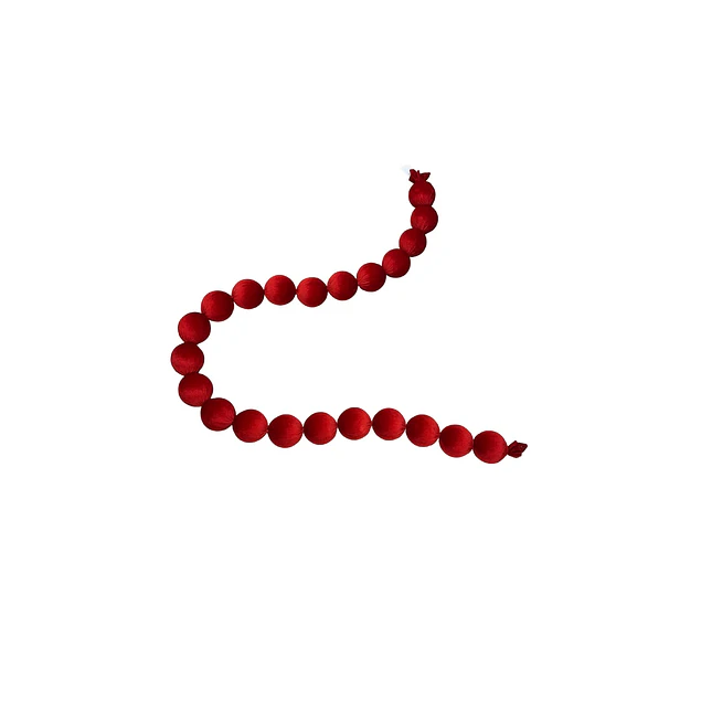 Guirnalda esferas 2 mts 8 cms