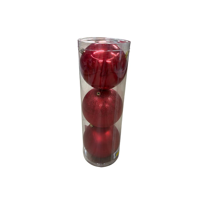 Paquete 3 esferas 12 cms