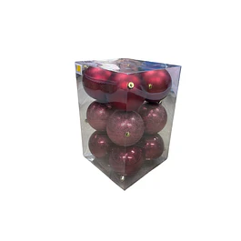 Paquete x 12 esferas 10 cms