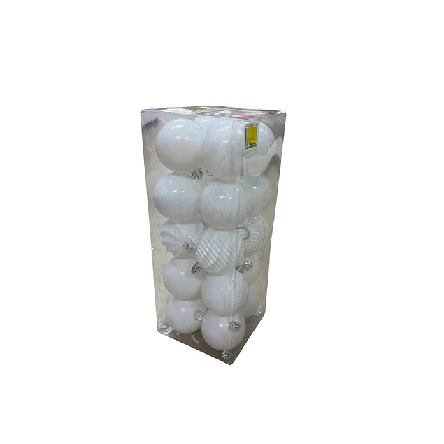 Paquete x 20 esferas 6 cms
