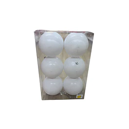 paquete x 6 esferas 12 cms