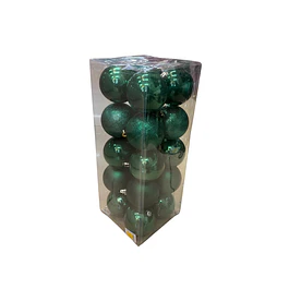 Paquete x 20 esferas 8 cms