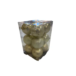 Paquete x 12 esferas 10 cms