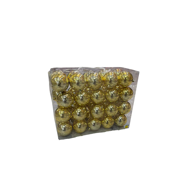 Paquete x 40 esferas lisas 8 cms