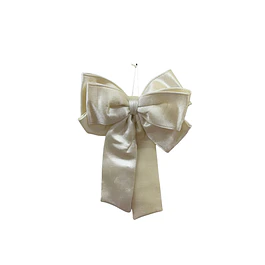 Moño decorativo beige
