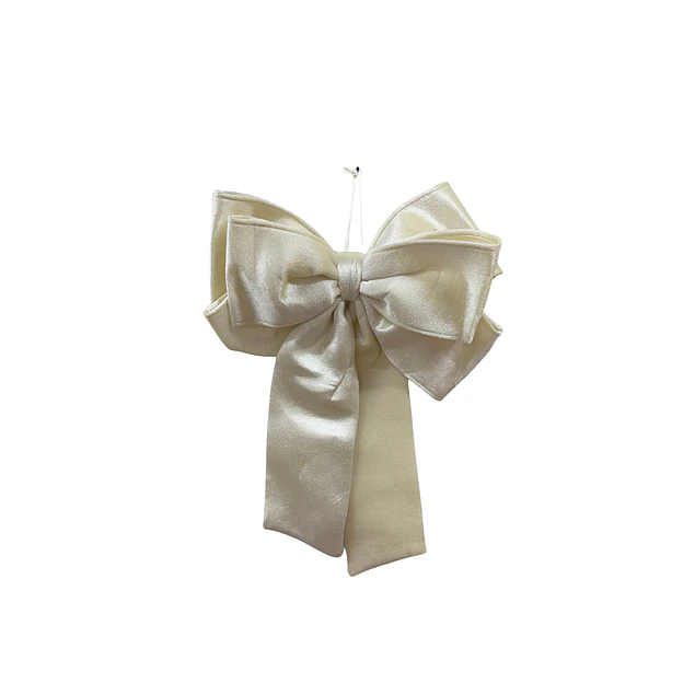 Moño decorativo beige