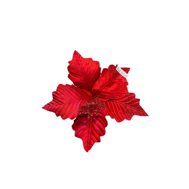 Flor gamuzada 27 cms
